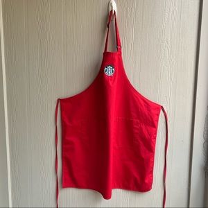 Starbucks Holiday Red Apron